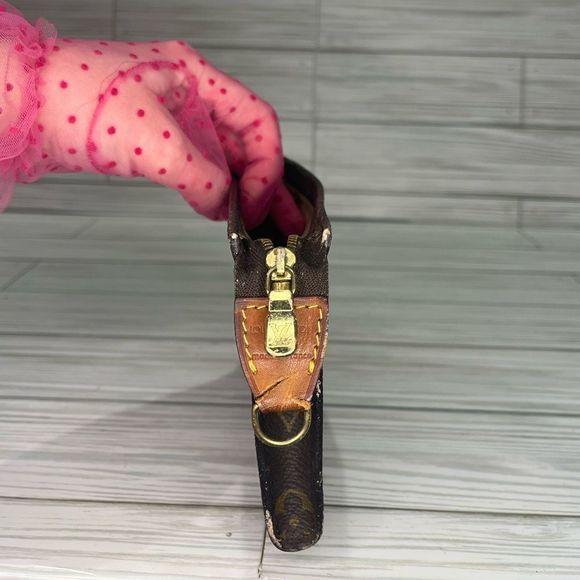 Louis Vuitton Monogram Toiletry Pouch 15 Poche Toilette Cosmetic Bag Pouch - Picture 7 of 9